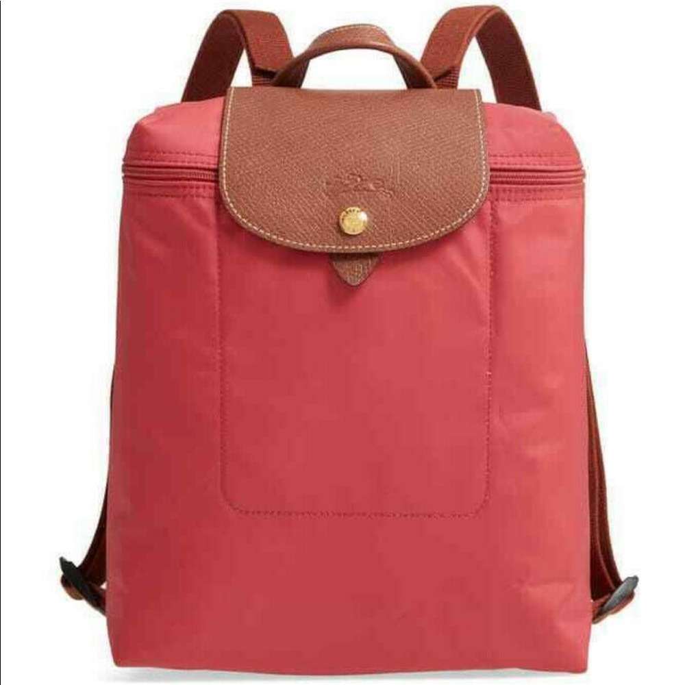 NWT Longchamp Le Pliage Backpack in Figue